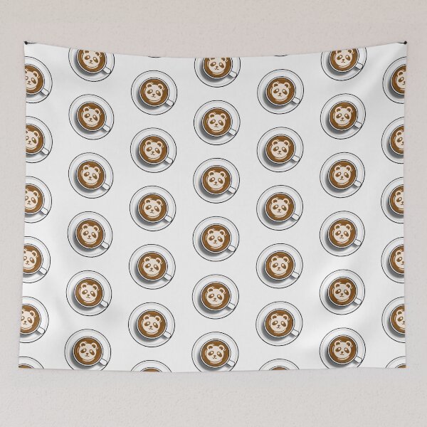 Item preview, Panda Latte Art designed and sold by honeybeepaper.