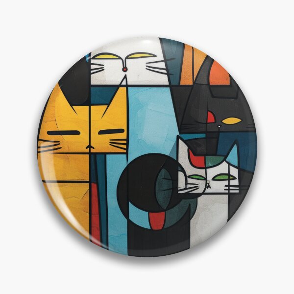 Item preview, Colorful Cat Abstract designed and sold by Piotrek0001.