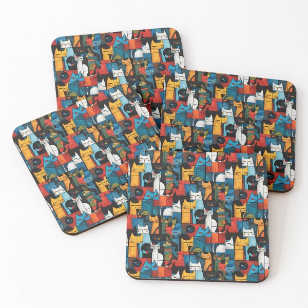 Item preview, Colorful Cat Abstract designed and sold by Piotrek0001.