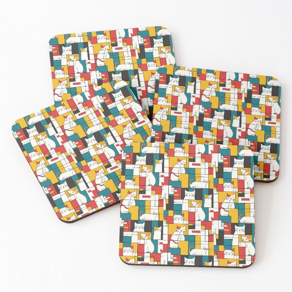 Item preview, Colorful Cat Abstract designed and sold by Piotrek0001.