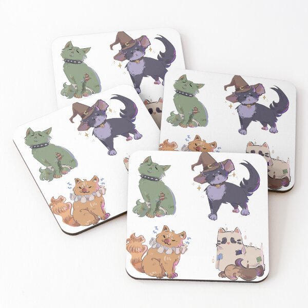 Item preview, Halloween kitties designed and sold by FirstCrowLover.