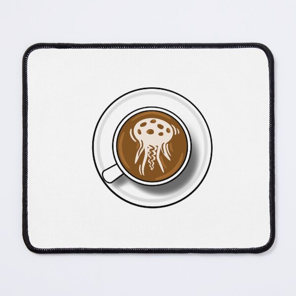 Item preview, Jellyfish Latte Art designed and sold by honeybeepaper.