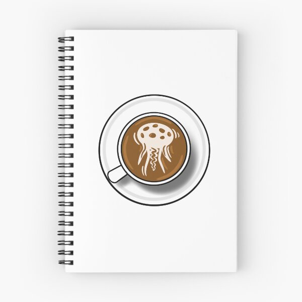 Item preview, Jellyfish Latte Art designed and sold by honeybeepaper.