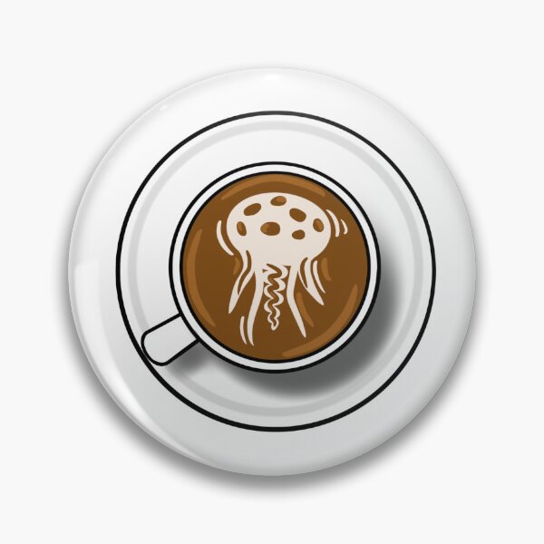 Item preview, Jellyfish Latte Art designed and sold by honeybeepaper.