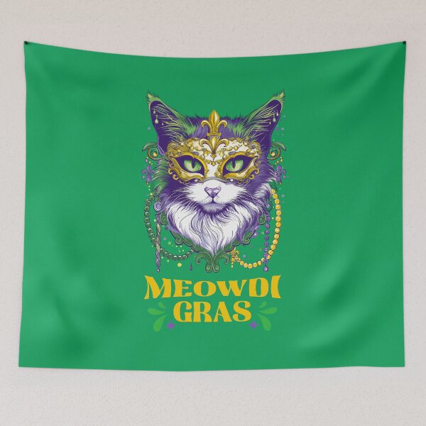 Aperçu de l'œuvre Meowdi Gras créée et vendue par Wild-Co.