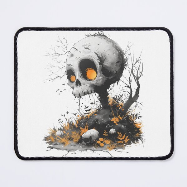 Item preview, Skull on a pile of dirt. designed and sold by InfinityCircle.