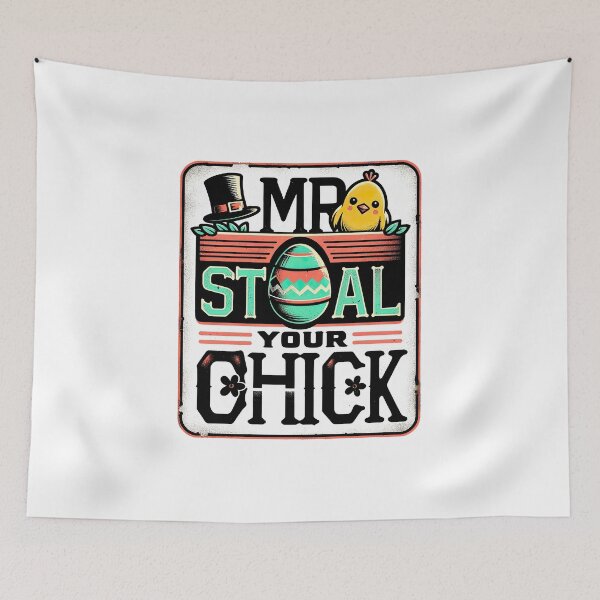 Item preview, Mr Easter Steal Your Chick Funny Spring Humor Boys Toddlers T-Shirt designed and sold by MAPDDesigns.