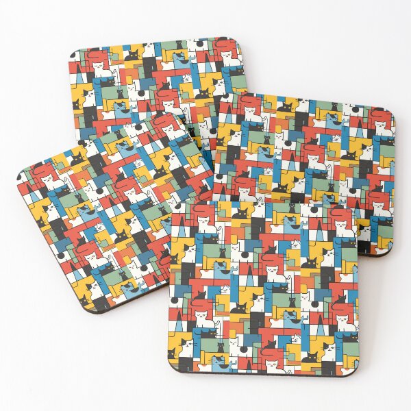 Item preview, Colorful Cat Abstract designed and sold by Piotrek0001.