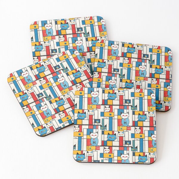 Item preview, Colorful Cat Abstract designed and sold by Piotrek0001.