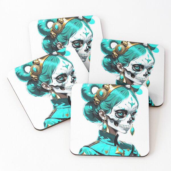 Item preview, Rebel, Warrior lemur skull Queen designed and sold by filusattila.