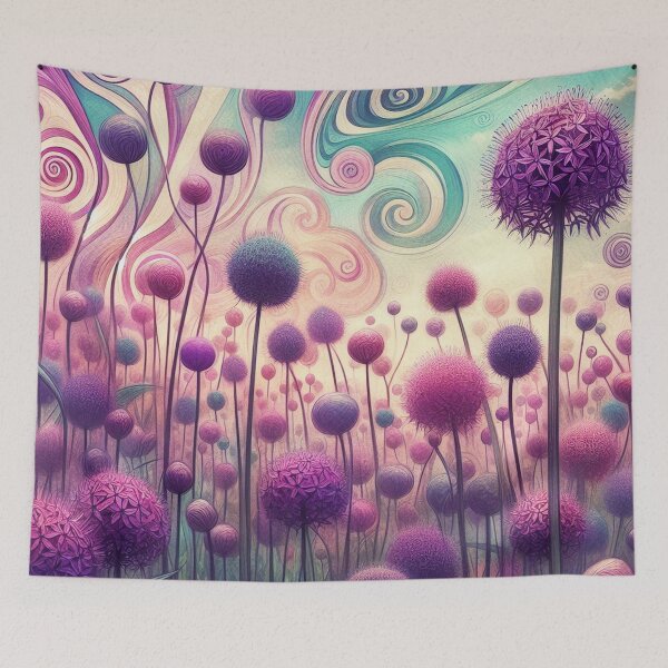 Item preview, Purple Allium designed and sold by HarmonyandSage.