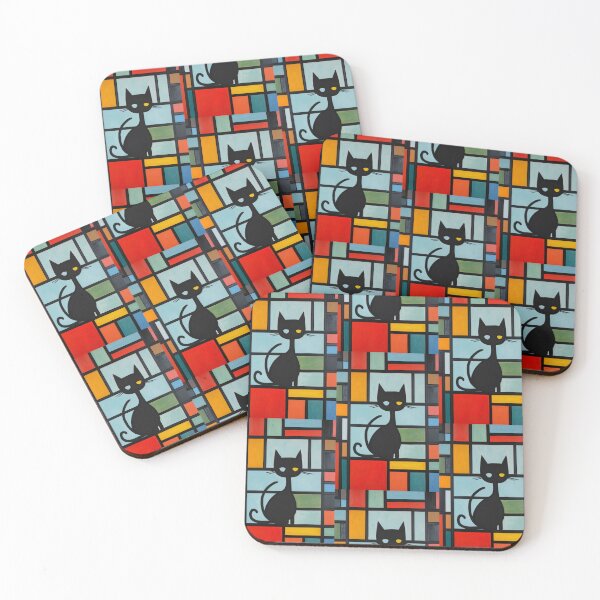 Item preview, Colorful Cat Abstract designed and sold by Piotrek0001.