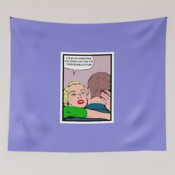 Item preview, I plan on annoying you every day for the foreseeable future - Ironic quotes comic art designed and sold by Alex Starcatcher.