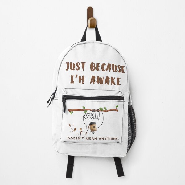 Item preview, Just Because I'm Awake Doesn't Mean Anything Funny T-shirt designed and sold by MAGness.