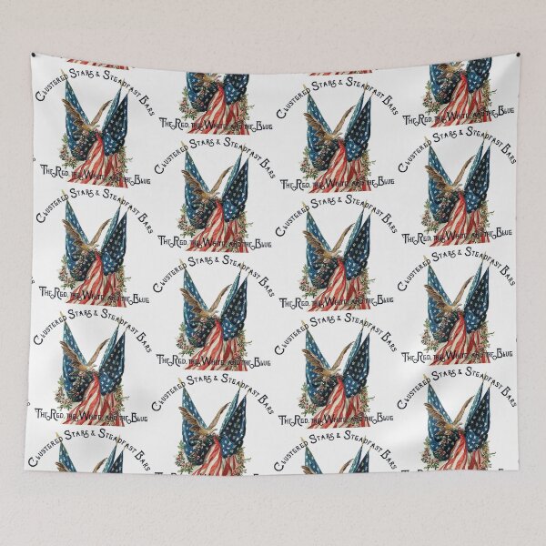 Item preview, Clustered Stars and Steadfast Bars! - USA Pride for 4th of July designed and sold by SSustainable.