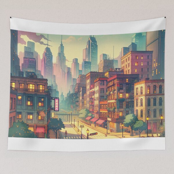 Item preview, Lofi city Theme Cute Aesthetic Lofi Gaming theme designed and sold by LewaTahami.