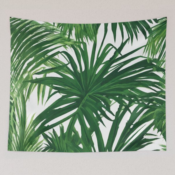 Item preview, Green palm leafes designed and sold by MyCraftForYOU.