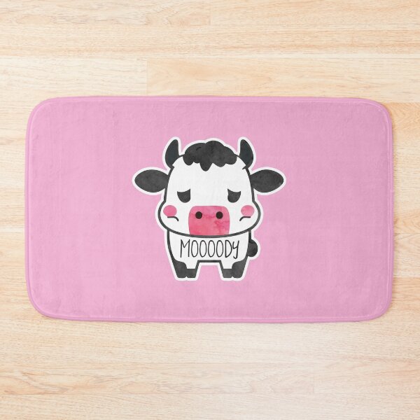 Item preview, Udderly Amoosing: The 'Mooody' Cow Sticker for Every Mood Swing designed and sold by hitechmom.