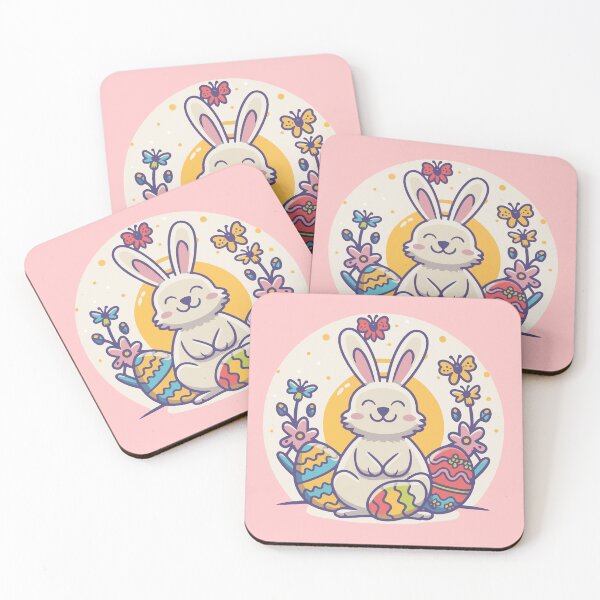 Item preview, Happy Rabbit and Colored Eggs designed and sold by StellarValor.