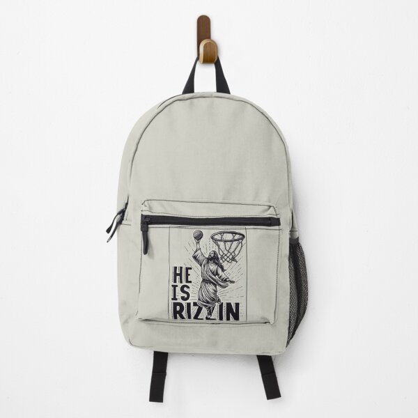 Item preview, He Is Rizzin Funny Basketball Retro Jesus Christ designed and sold by TomFrontierArt.