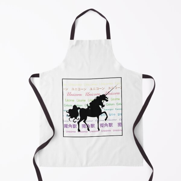 Item preview, Black unicorn in square color text different languages designed and sold by alexmenar.