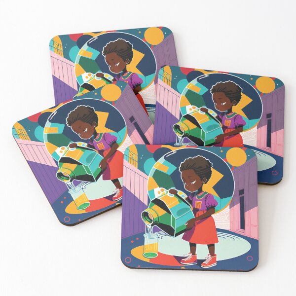 Item preview, Abstract colorful little girl. designed and sold by maulbang.