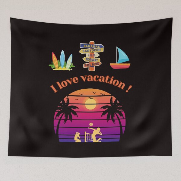 Item preview, I love vacation Sunset designed and sold by PrinceskiKinii.