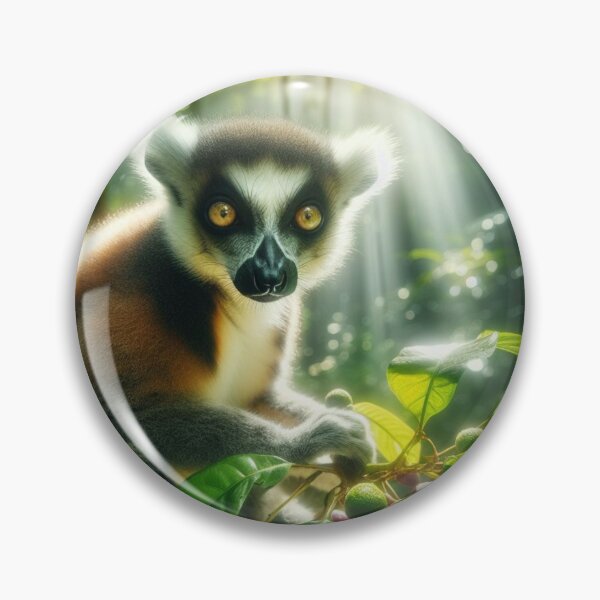 Item preview, Tailored Elegance - Graceful Lemur in Natural Ballet designed and sold by ProgressMagnet.