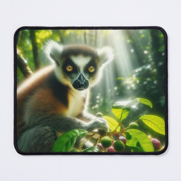 Item preview, Tailored Elegance - Graceful Lemur in Natural Ballet designed and sold by ProgressMagnet.