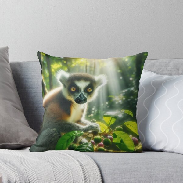 Item preview, Tailored Elegance - Graceful Lemur in Natural Ballet designed and sold by ProgressMagnet.