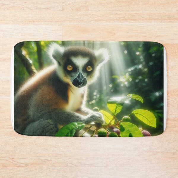 Item preview, Tailored Elegance - Graceful Lemur in Natural Ballet designed and sold by ProgressMagnet.
