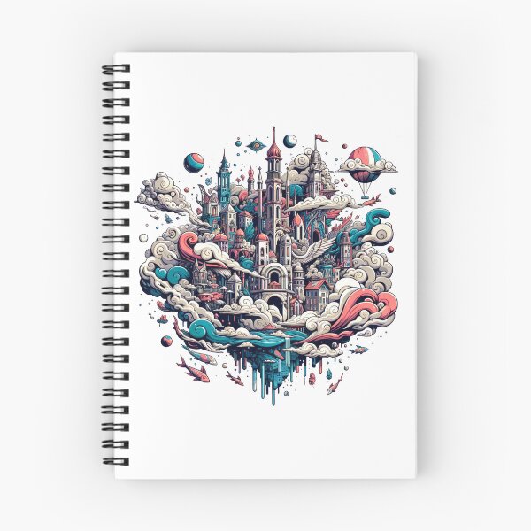 Item preview, Surreal and Dreamlike Graphic of a Floating Cityscape designed and sold by Philip-p22.