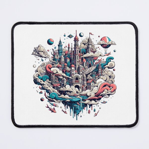 Item preview, Surreal and Dreamlike Graphic of a Floating Cityscape designed and sold by Philip-p22.