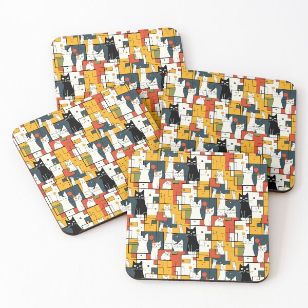 Item preview, Colorful Cat Abstract designed and sold by Piotrek0001.