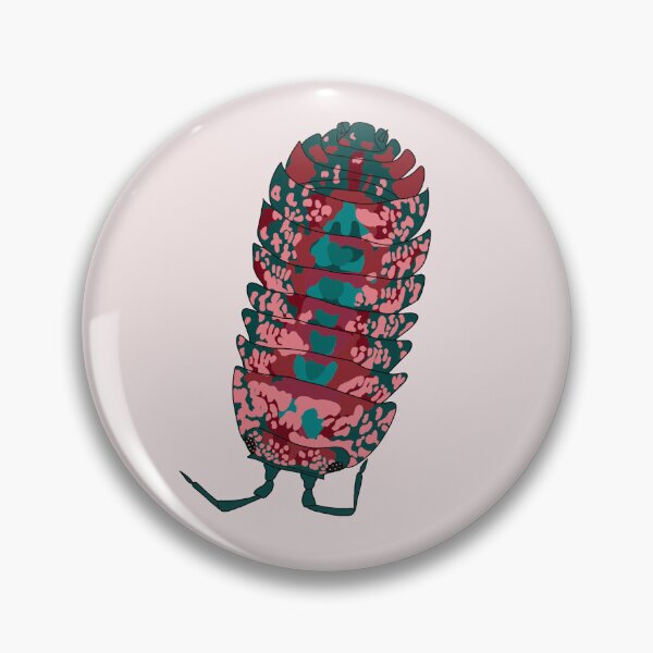 Item preview, Cubaris isopod red-turquoise  designed and sold by Lilis-isopods.