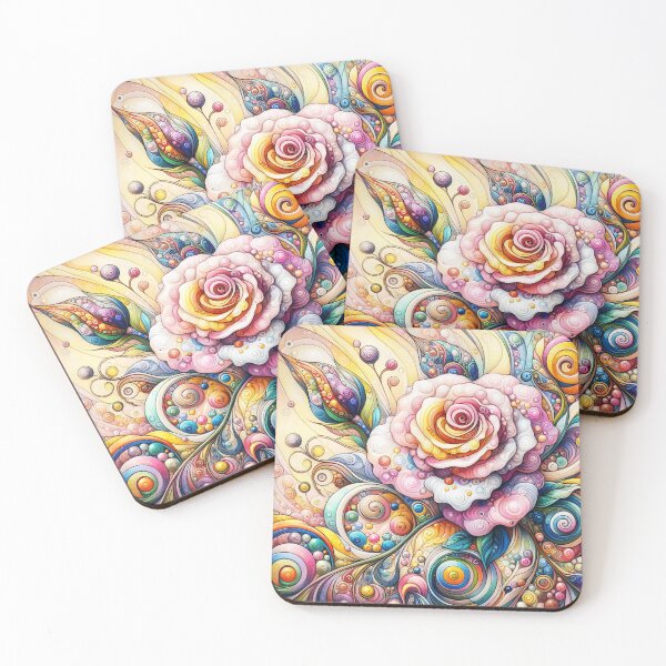 Item preview, Colorful Rose designed and sold by HarmonyandSage.