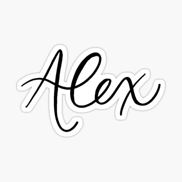 Alex In Bubble Letters