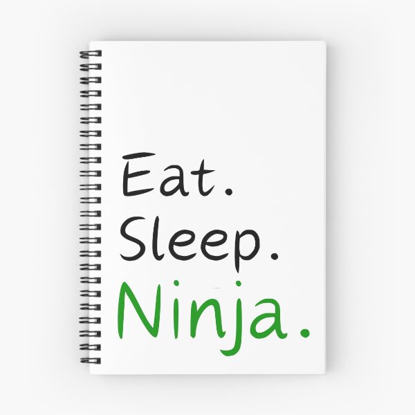 Item preview, Eat. Sleep. Ninja. - words only, green designed and sold by EatSleepNinja.