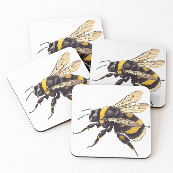 Item preview, Majestic Bumblebee Illustration in Detail designed and sold by prehistoricco.