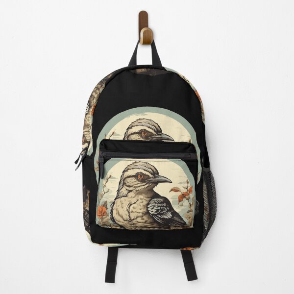Item preview, Vintage Retro Sunset Mockingbird Wild Bird Nerd Enthusiast Illustration Design designed and sold by Imma4art ⭐⭐⭐⭐⭐.