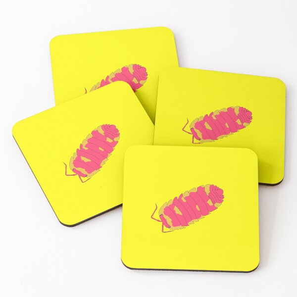 Item preview, Merulanella isopod pink-yellow (yellow) designed and sold by Lilis-isopods.