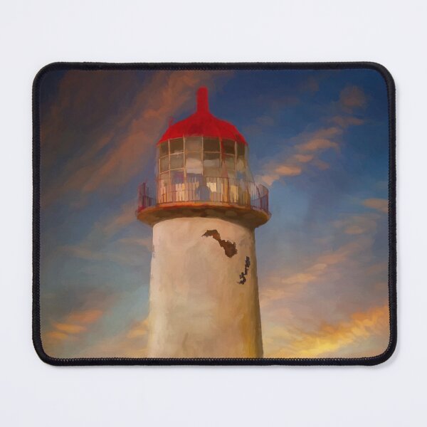 Item preview, The Point of Ayr Lighthouse Sunset designed and sold by AJEvans.