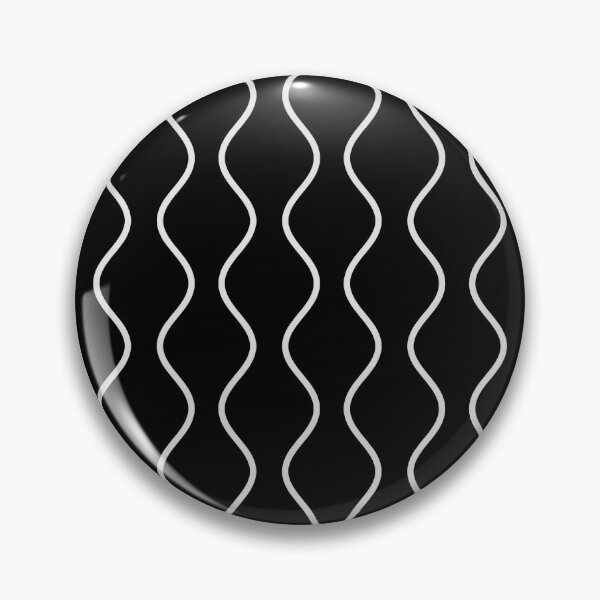 Item preview, Black and White Wavy Line Pattern designed and sold by SPRUCIA.