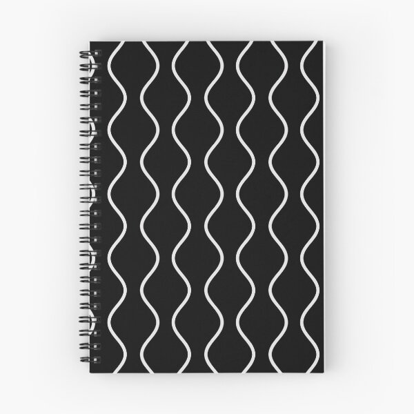 Item preview, Black and White Wavy Line Pattern designed and sold by SPRUCIA.