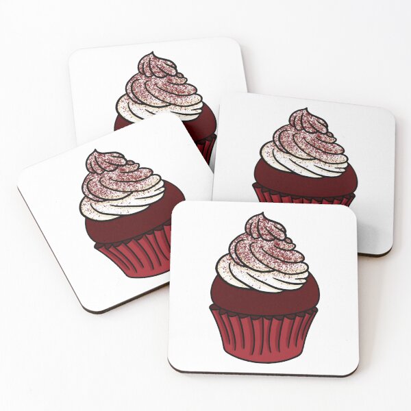 Item preview, Red Velvet Cupcake designed and sold by honeybeepaper.