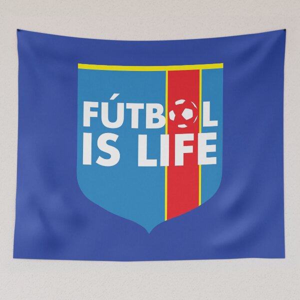 Item preview, Futbol is Life - Small - Football is Life - Soccer Lover - Dani R - TV Quotes designed and sold by DesignByLeo.