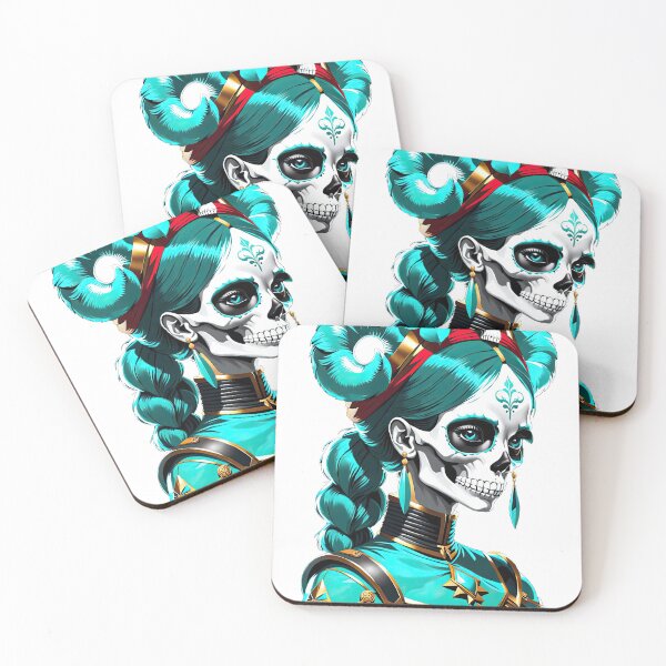 Item preview, Rebel, Warrior lemur skull Queen designed and sold by filusattila.