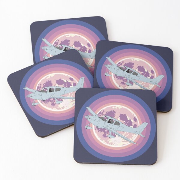 Item preview, Cirrus SR22 Purple Night Flight designed and sold by skye-studio.