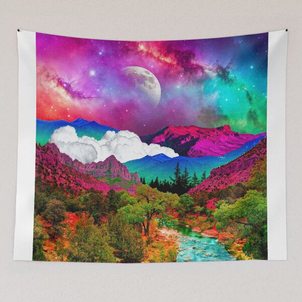 Item preview, Zion Moonquest (Psychedelic Version) designed and sold by Moonquestart.