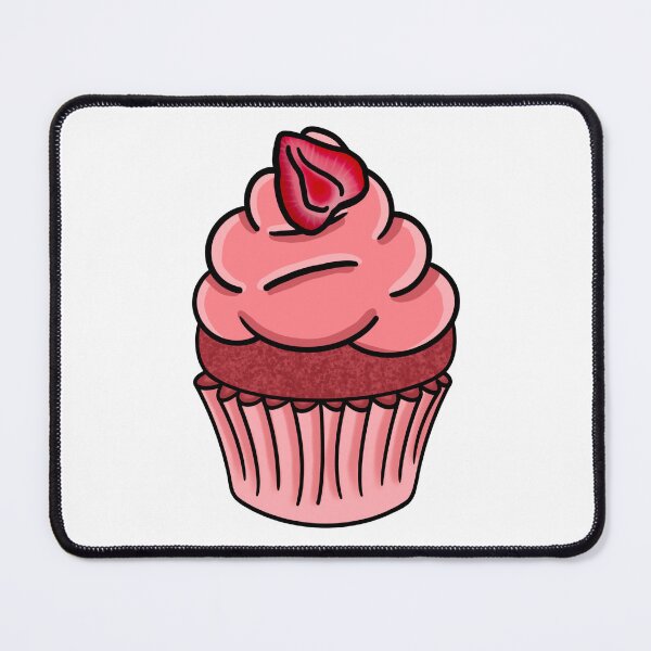 Item preview, Strawberry Cupcake designed and sold by honeybeepaper.